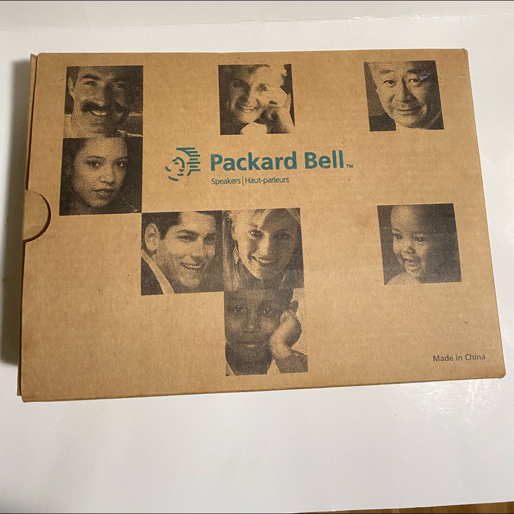 Packard Bell Integrated Computer Speakers - 160248-01 Granite